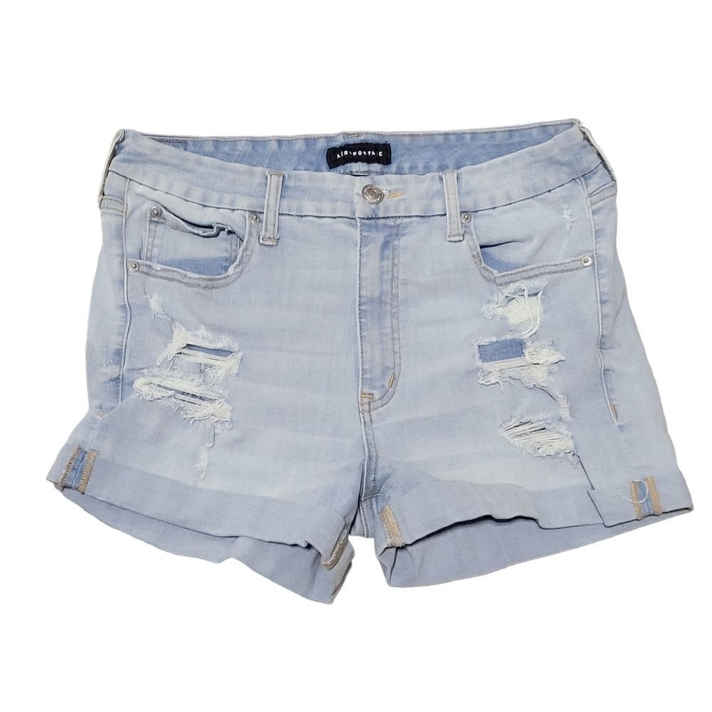 Aeropostale distressed jean shorts